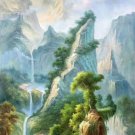 Hand painted oil painting on canvas"Creek"60x90CM(23.6"x35.4")Unframed-224 Hand painted oil painting on canvas"Creek"60x90CM(23.6"x35.4")Unframed-224