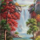 Hand painted oil painting on canvas"Creek"80x160CM(33"x63")Unframed-262
