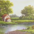 Hand painted oil painting on canvas"Image of the countryside"50x150CM(20"x60")Unframed-116 Hand painted oil painting on canvas"Image of the countryside"50x150CM(20"x60")Unframed-116