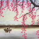 Simple modern Landscape Hand painted oil painting on canvas"Sunset"60x90CM(23.6"x35.4")Unframed-22 Simple modern Landscape Hand painted oil painting on canvas"Sunset"60x90CM(23.6"x35.4")Unframed-22