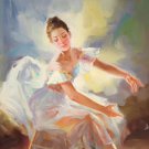 European style Body Art Hand painted oil painting on canvas"Ballet girl"60x90CM(24"x36")Unframed-07 European style Body Art Hand painted oil painting on canvas"Ballet girl"60x90CM(24"x36")Unframed-07