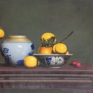 Hand painted oil painting on canvas"persimmon"60x90CM(24"x36")Unframed-28