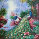 Simple modern Hand painted oil painting on canvas"Gorgeous peacock"60x90CM(23.6"x35.4")Unframed-35