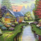 Hand painted oil painting on canvas"Image of the countryside"50x60CM(19.7"x23.6")Unframed-118 Hand painted oil painting on canvas"Image of the countryside"50x60CM(19.7"x23.6")Unframed-118