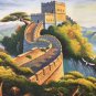 Chinese style Hand painted oil painting on canvas"Great Wall"70x180CM(27.6"x70.9")Unframed-09