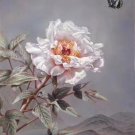 Hand painted oil painting on canvas"Peony"50x100CM(20"x40")Unframed-07