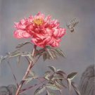 Hand painted oil painting on canvas"Peony"50x100CM(20"x40")Unframed-09