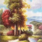 Hand painted oil painting on canvas"Creek"60x90CM(23.6"x35.4")Unframed-299