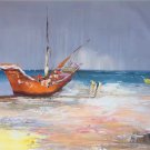 Hand painted oil painting on canvas"Fishing boat"60x90CM(23.6"x35.4")Unframed-43 Hand painted oil painting on canvas"Fishing boat"60x90CM(23.6"x35.4")Unframed-43