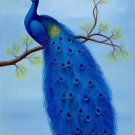 Simple modern Hand painted oil painting on canvas"Gorgeous peacock"60x90CM(23.6"x35.4")Unframed-50 Simple modern Hand painted oil painting on canvas"Gorgeous peacock"60x90CM(23.6"x35.4")Unframed-50