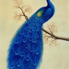 Simple modern Hand painted oil painting on canvas"Gorgeous peacock"60x90CM(23.6"x35.4")Unframed-54