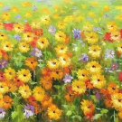 Hand painted oil painting on canvas"tiny Pink blossoms"50x150CM(24"x60")Unframed-10 Hand painted oil painting on canvas"tiny Pink blossoms"50x150CM(24"x60")Unframed-10