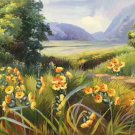 Hand painted oil painting on canvas"tiny Pink blossoms"60x120CM(23.6"x47.2")Unframed-14 Hand painted oil painting on canvas"tiny Pink blossoms"60x120CM(23.6"x47.2")Unframed-14