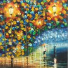 Hand painted oil painting on canvas"Colorful"50x60CM(19.7"x23.6")Unframed-36