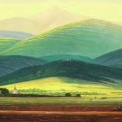 Hand painted oil painting on canvas"Creek"50x150CM(20"x60")Unframed-326
