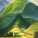 Hand painted oil painting on canvas"Creek"60x120CM(23.6"x47.2")Unframed-329 Hand painted oil painting on canvas"Creek"60x120CM(23.6"x47.2")Unframed-329