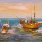 Hand painted oil painting on canvas"Fishing boat"60x120CM(24"x48")Unframed-59 Hand painted oil painting on canvas"Fishing boat"60x120CM(24"x48")Unframed-59