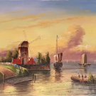Hand painted oil painting on canvas"Image of the countryside"50x60CM(19.7"x23.6")Unframed-129 Hand painted oil painting on canvas"Image of the countryside"50x60CM(19.7"x23.6")Unframed-129