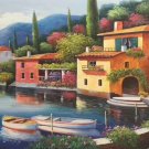 Hand painted oil painting on canvas"Sea view Villa"60x120CM(23.6"x47.2")Unframed-81 Hand painted oil painting on canvas"Sea view Villa"60x120CM(23.6"x47.2")Unframed-81