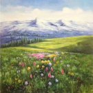 Hand painted oil painting on canvas"Creek"75x75CM(30"x30")Unframed-339