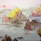 Hand painted oil painting on canvas"Mountains and rivers unlimited"80x180CM(33"x72")Unframed-20 Hand painted oil painting on canvas"Mountains and rivers unlimited"80x180CM(33"x72")Unframed-20