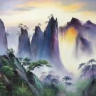 Hand painted oil painting on canvas"Creek"60x90CM(23.6"x35.4")Unframed-352 Hand painted oil painting on canvas"Creek"60x90CM(23.6"x35.4")Unframed-352