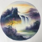 Hand painted oil painting on canvas"Creek"60x60CM(23.6"x23.6")Unframed-355