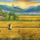 Hand painted oil painting on canvas"Image of the countryside"60x120CM(23.6"x47.2")Unframed-136 Hand painted oil painting on canvas"Image of the countryside"60x120CM(23.6"x47.2")Unframed-136