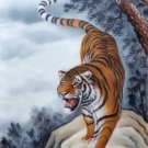 Simple modern Hand painted oil painting on canvas"tiger"60x90CM(23.6"x35.4")Unframed-04