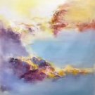 Hand painted oil painting on canvas"abstract landscape"50x60CM(19.7"x23.6")Unframed-58