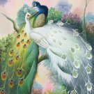 Simple modern Hand painted oil painting on canvas"Gorgeous peacock"60x90CM(23.6"x35.4")Unframed-63