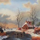 Hand painted oil painting on canvas"Image of the countryside"50x60CM(19.7"x23.6")Unframed-151 Hand painted oil painting on canvas"Image of the countryside"50x60CM(19.7"x23.6")Unframed-151