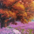 Hand painted oil painting on canvas"Creek"50x60CM(19.7"x23.6")Unframed-373