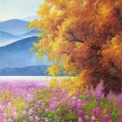 Hand painted oil painting on canvas"Creek"50x60CM(19.7"x23.6")Unframed-375