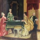 palace Hand painted oil painting on canvas"Royal member"60x90CM(23.6"x35.4")Unframed-22