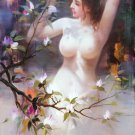 Simple modern Hand painted oil painting on canvas"nude woman"75x100CM(29.5"x39.4")Unframed-42