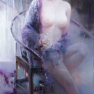 Simple modern Hand painted oil painting on canvas"nude woman"75x100CM(29.5"x39.4")Unframed-44