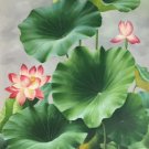 Chinese style Hand painted oil painting on canvas"lotus"60x120CM(23.6"x47.2")Unframed-72