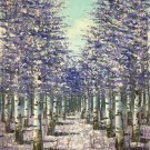 Hand painted oil painting on canvas"forest"50x60CM(20"x24")Unframed-60