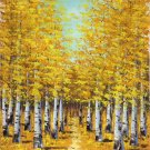 Hand painted oil painting on canvas"forest"50x60CM(20"x24")Unframed-61