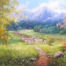 American style Hand painted oil painting on canvas"Sheep"70x180CM(27.6"x70.9")Unframed-16 American style Hand painted oil painting on canvas"Sheep"70x180CM(27.6"x70.9")Unframed-16