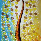 Simple modern Hand painted oil painting on canvas"mind tree"60x120CM(23.6"x47.2")Unframed-74