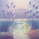 Hand painted oil painting on canvas"distance"30x60CM(12"x24")Unframed-79