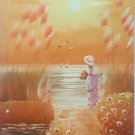 Hand painted oil painting on canvas"distance"30x60CM(12"x24")Unframed-80