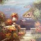 Mediterranean Hand painted oil painting on canvas"Sea view Villa"60x90CM(23.6"x35.4")Unframed-85 Mediterranean Hand painted oil painting on canvas"Sea view Villa"60x90CM(23.6"x35.4")Unframed-85