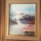 Simple modern Hand painted oil painting on canvas"dusk"50x60CM(19.7"x23.6")Unframed-14