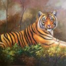 Simple modern Hand painted oil painting on canvas"tiger"60x90CM(23.6"x35.4")Unframed-14