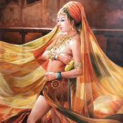 Hand painted oil painting on canvas"Sexy Girl"90x120CM(36"x48")Unframed-45