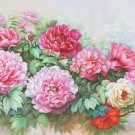 Hand painted oil painting on canvas"Peony"70x180CM(30"x72")Unframed-26