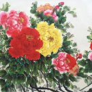 Hand painted oil painting on canvas"Peony"60x120CM(24"x48")Unframed-27